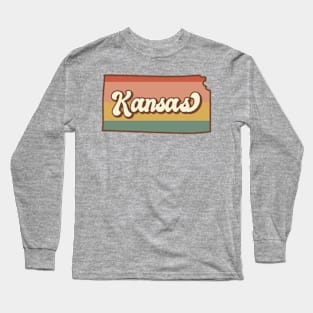 Kansas Retro Long Sleeve T-Shirt